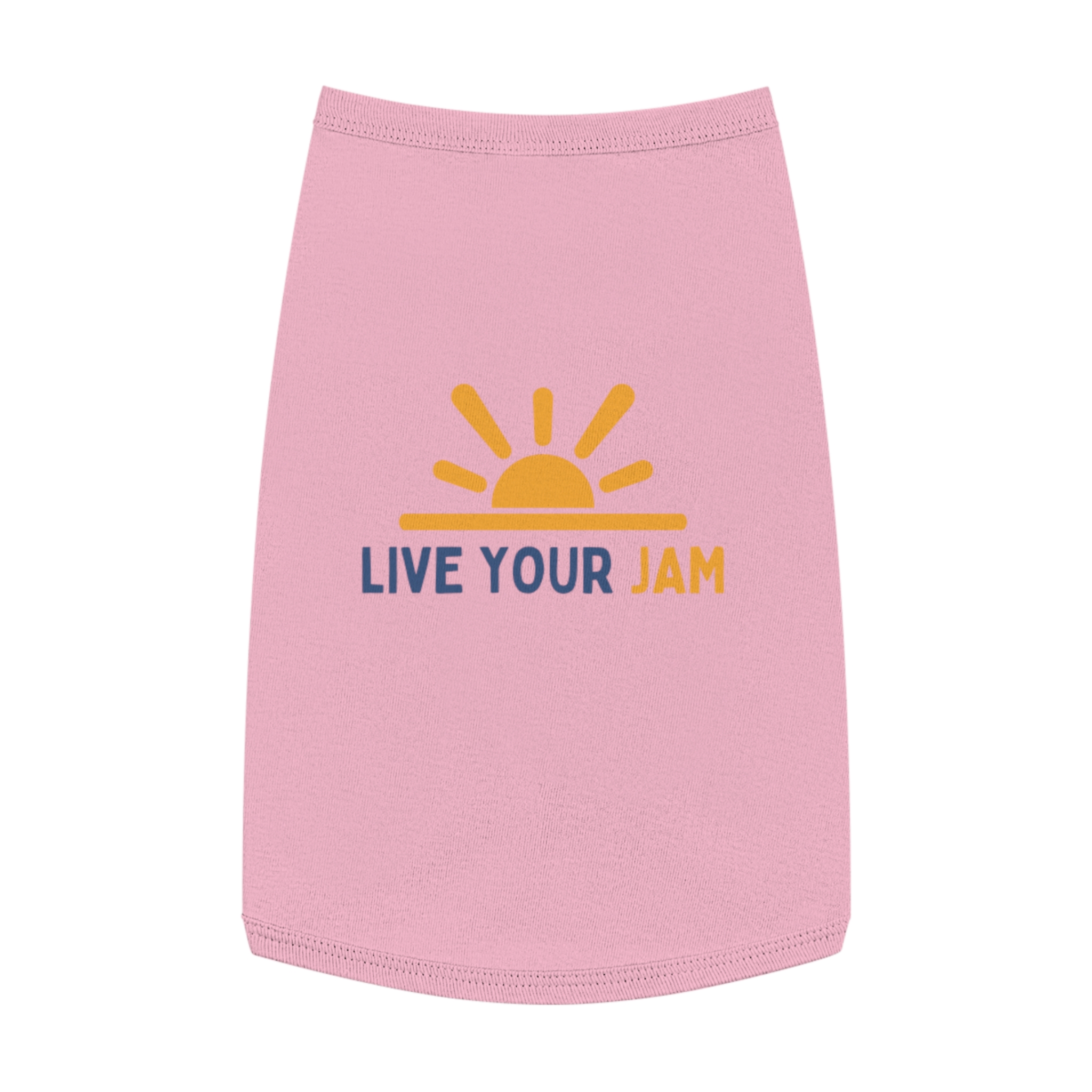 Live Your Jam Pet Tank Top - Image 1