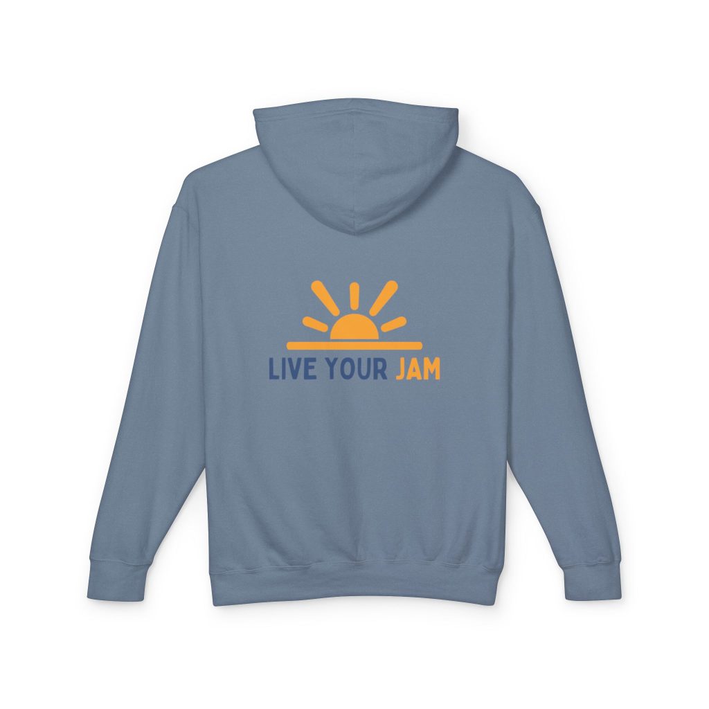 Lightweight Hooded Sweatshirt - Live Your Jam, Unisex Hoodie