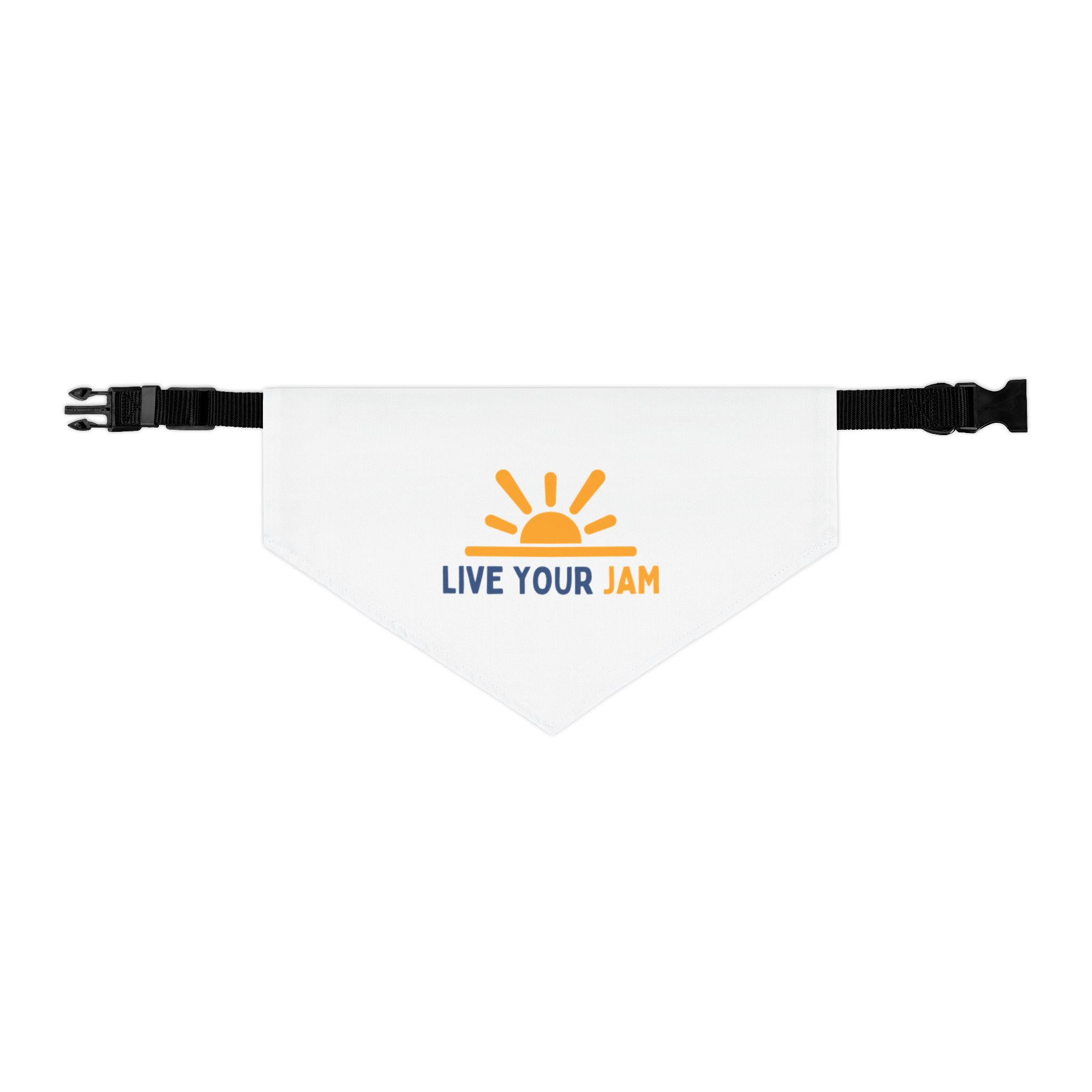 Pet Bandana Collar - "Live Your Jam" - Image 1