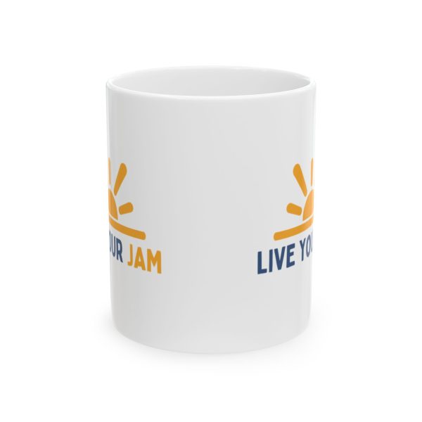 Live Your Jam Ceramic Mug, (11oz)