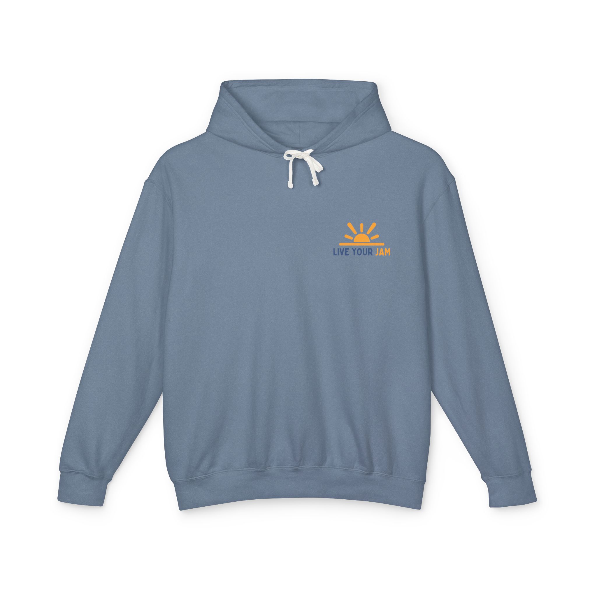 Lightweight Hooded Sweatshirt - Live Your Jam, Unisex Hoodie - Image 13