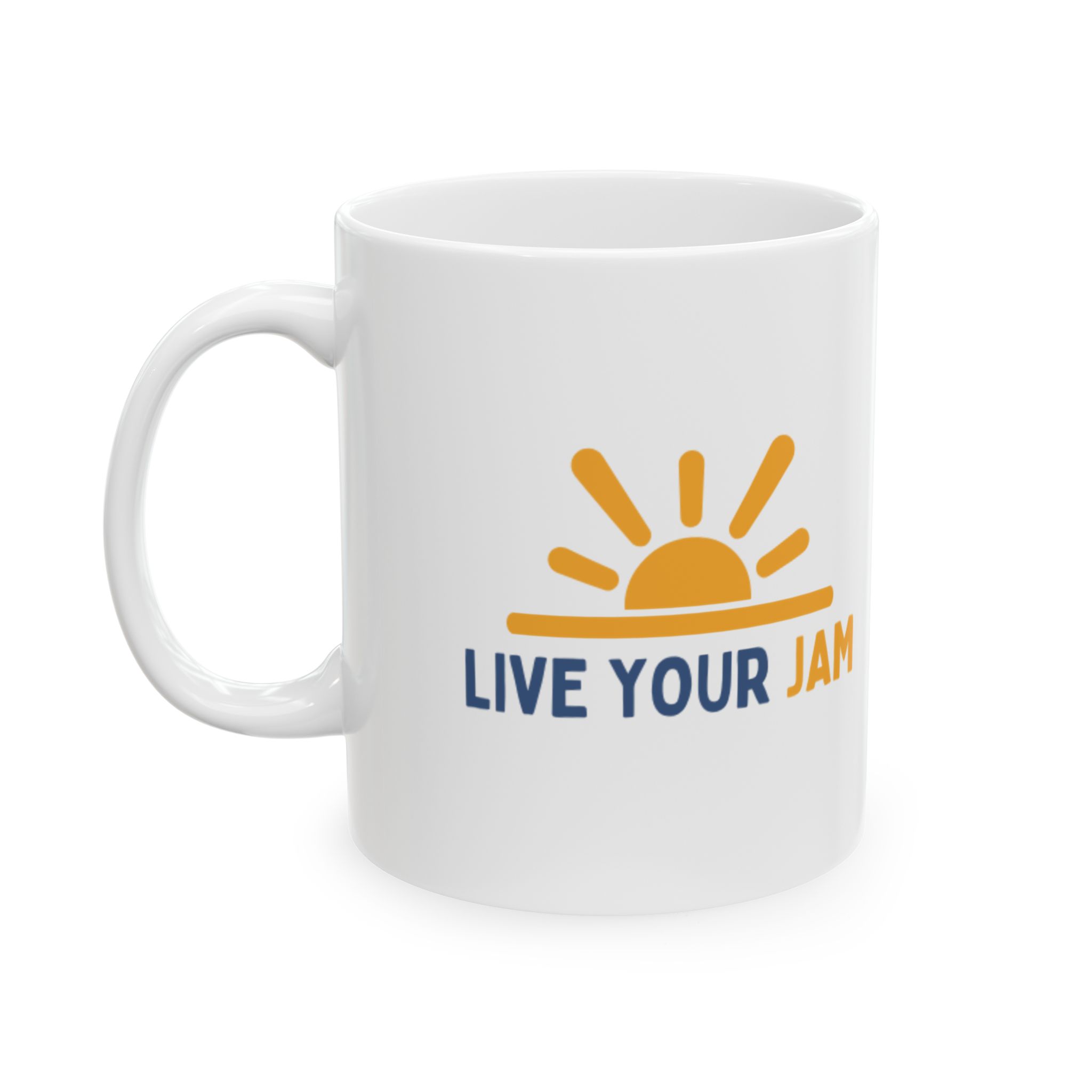 Live Your Jam Ceramic Mug, (11oz) - Image 1