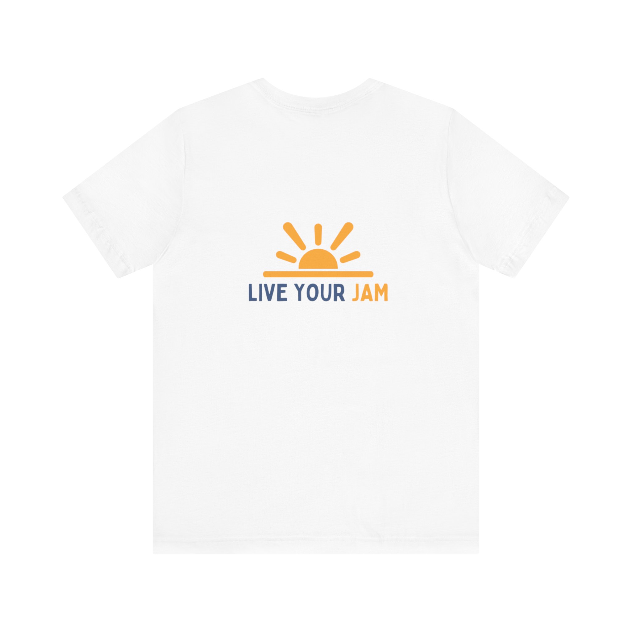 Unisex Jersey Short Sleeve - 'Live Your Jam' T-Shirt - Image 2