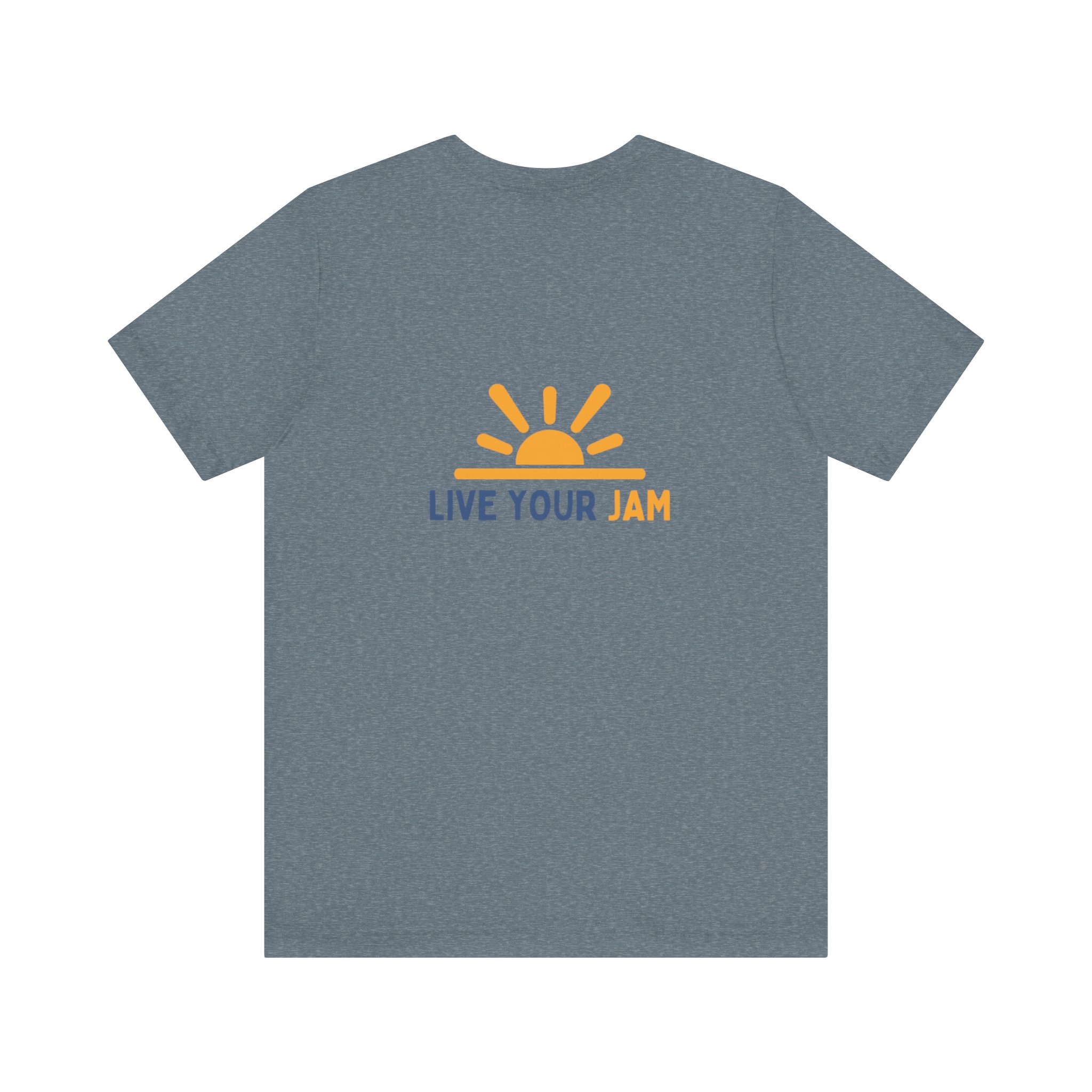 Unisex Jersey Short Sleeve - 'Live Your Jam' T-Shirt - Image 10