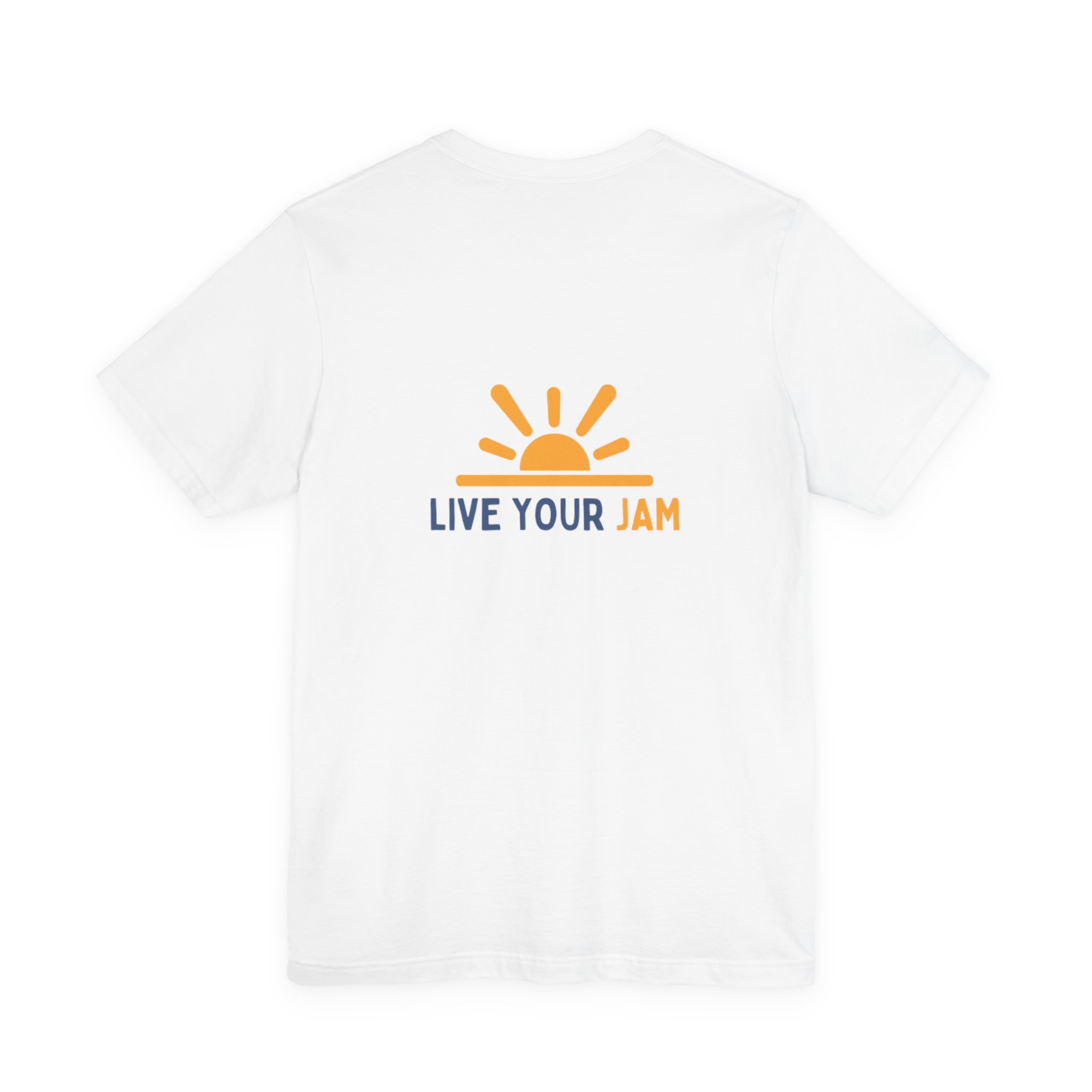 Unisex Jersey Short Sleeve - 'Live Your Jam' T-Shirt - Image 4