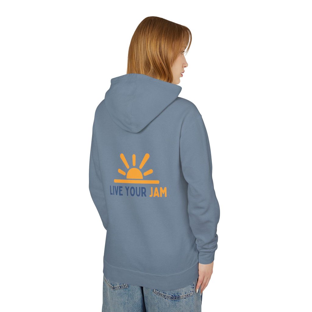 Lightweight Hooded Sweatshirt - Live Your Jam, Unisex Hoodie