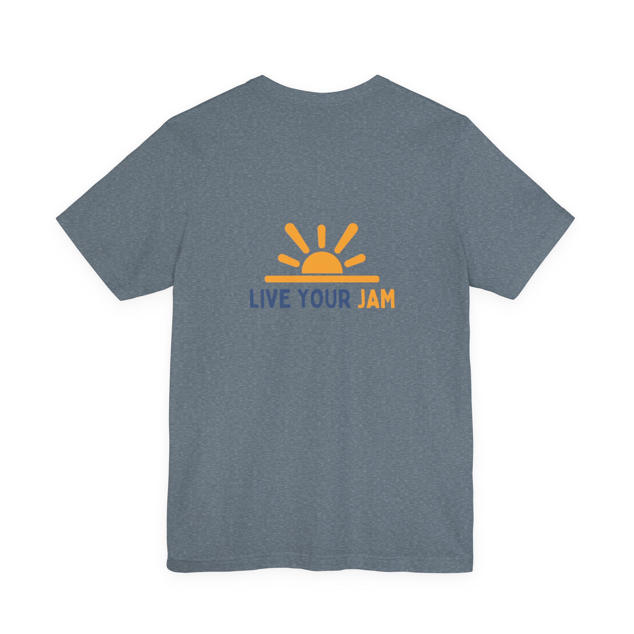 Unisex Jersey Short Sleeve - 'Live Your Jam' T-Shirt - Image 12