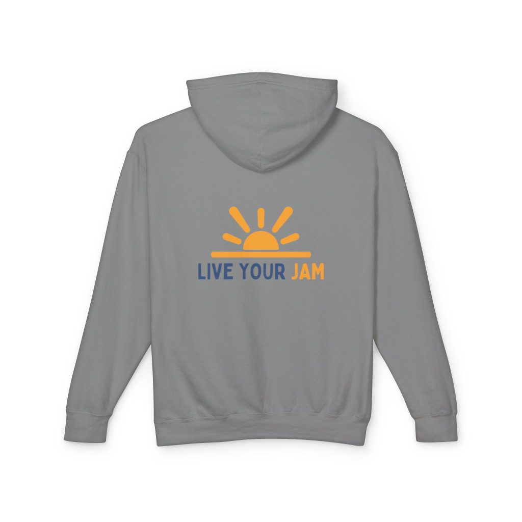 Lightweight Hooded Sweatshirt - Live Your Jam, Unisex Hoodie