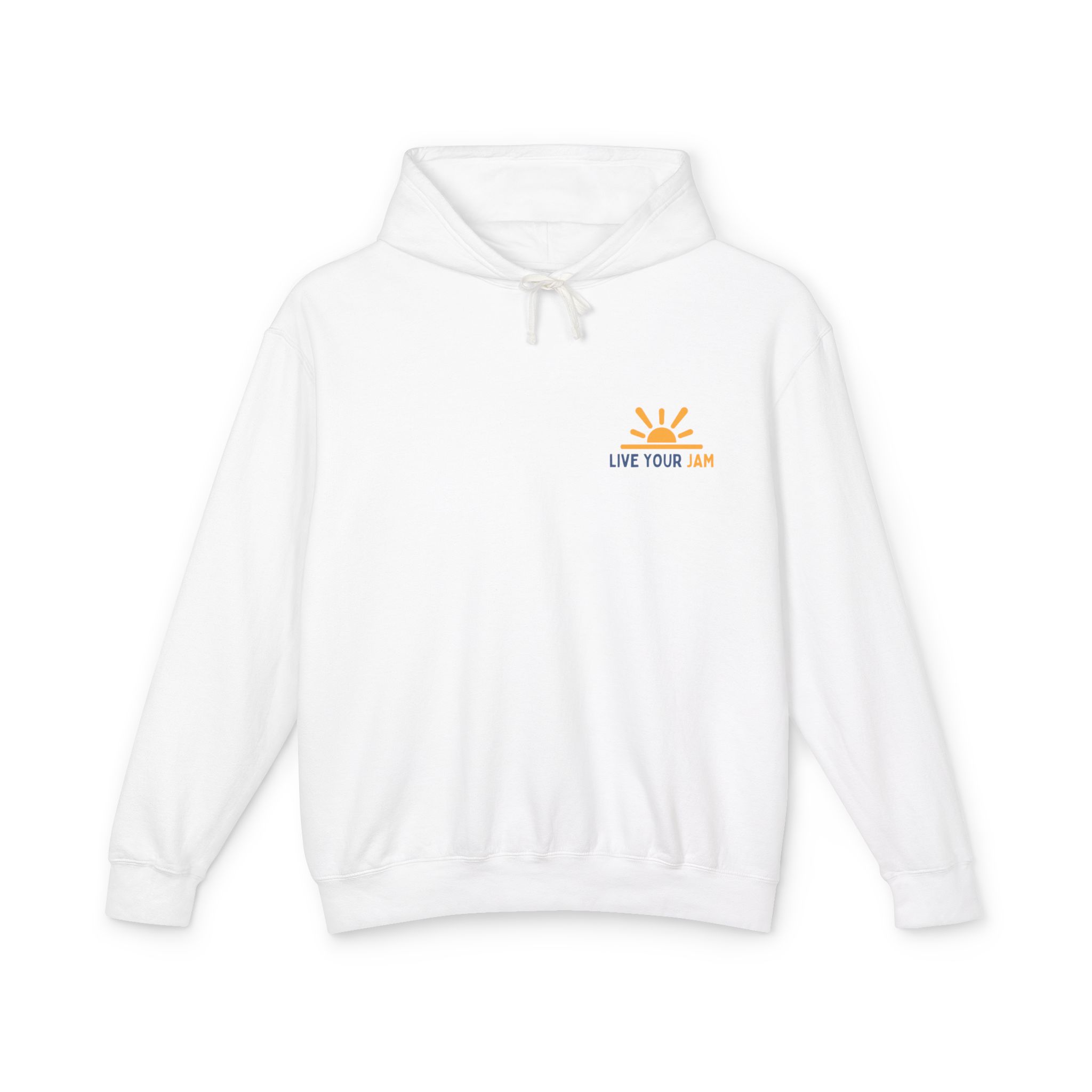 Lightweight Hooded Sweatshirt - Live Your Jam, Unisex Hoodie - Image 1